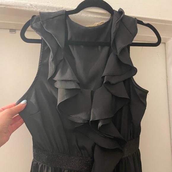 Pins and Needles Black ruffle mini dress size Large - Picture 5 of 7